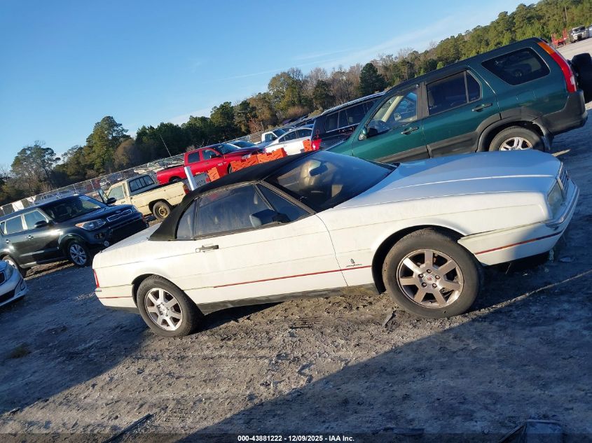 1991 Cadillac Allante VIN: 1G6VS3384MU126883 Lot: 43881222