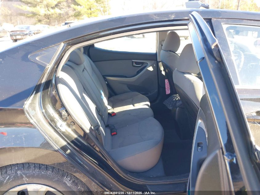 2016 Hyundai Elantra Se VIN: 5NPDH4AE4GH713475 Lot: 43881235