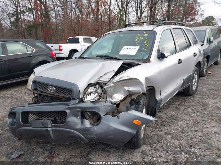 2003 Hyundai Santa Fe VIN: KM8SB12B03U418249 Lot: 43881253