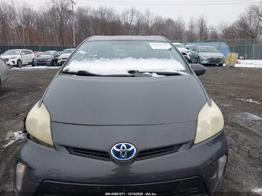 2012 Toyota Prius Two VIN: JTDKN3DU0C5379999 Lot: 43881271