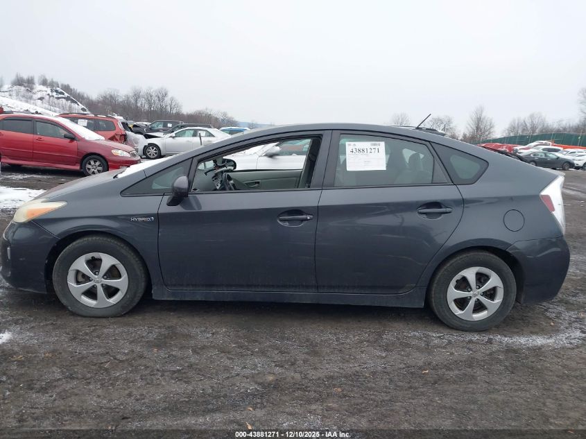 2012 Toyota Prius Two VIN: JTDKN3DU0C5379999 Lot: 43881271