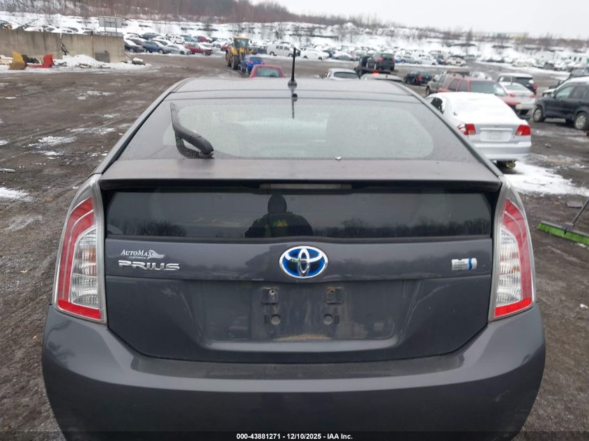 2012 Toyota Prius Two VIN: JTDKN3DU0C5379999 Lot: 43881271