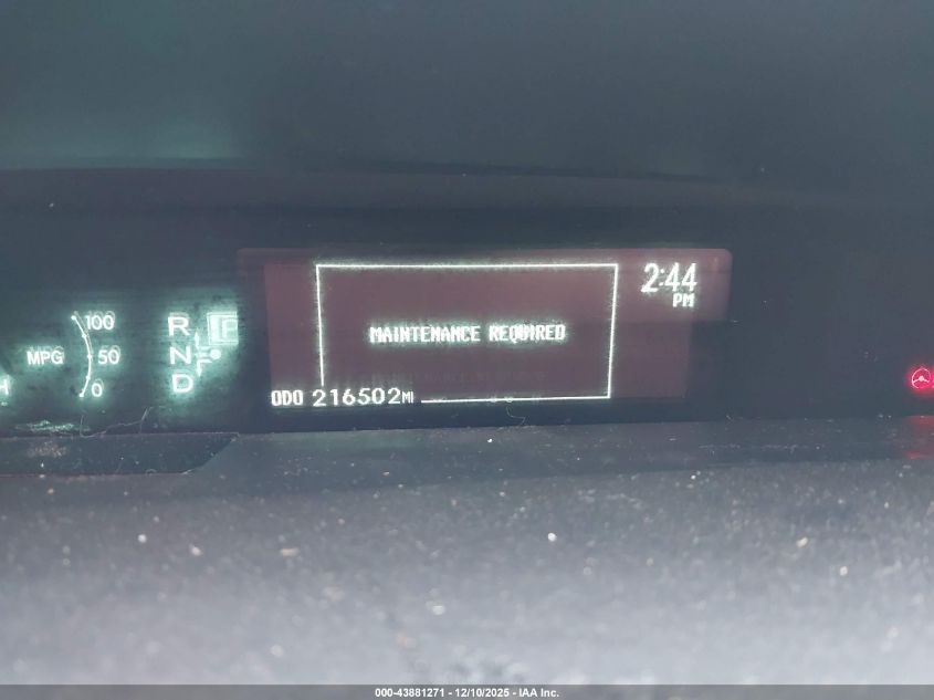 2012 Toyota Prius Two VIN: JTDKN3DU0C5379999 Lot: 43881271