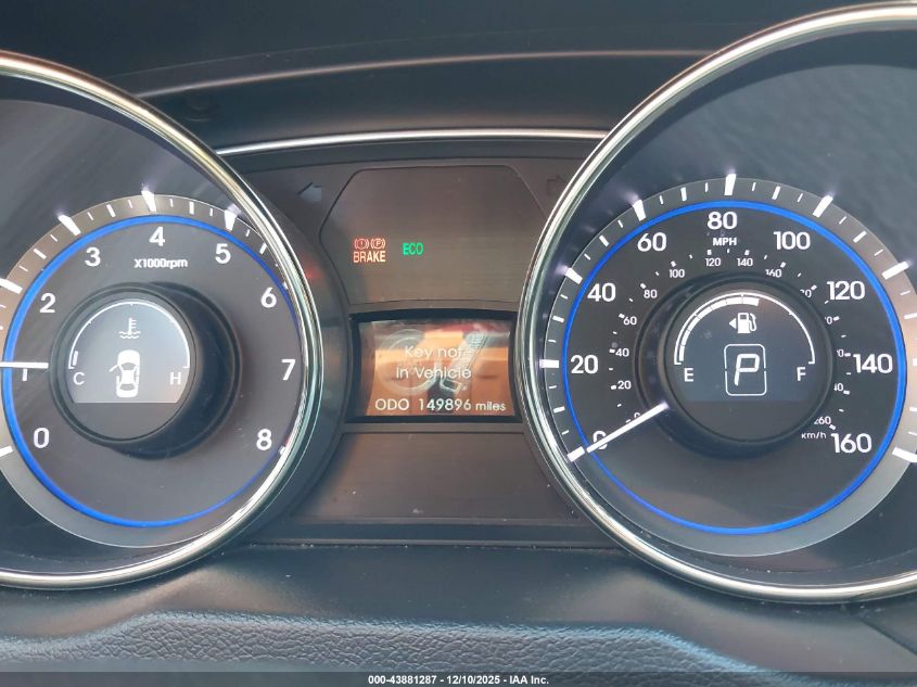 2011 Hyundai Sonata Limited 2.0T VIN: 5NPEC4AB8BH197204 Lot: 43881287