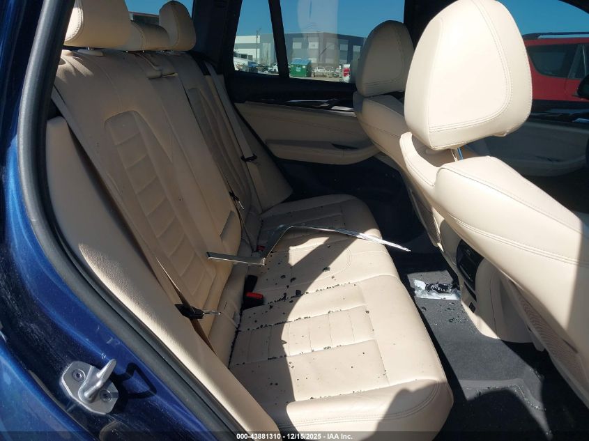 2021 BMW X3 Sdrive30I VIN: 5UXTY3C03M9G68736 Lot: 43881310