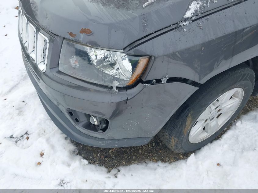 2017 Jeep Compass Latitude Fwd VIN: 1C4NJCEA4HD206951 Lot: 43881332