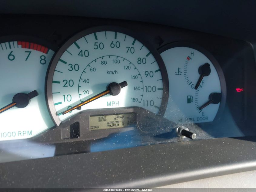 2003 Toyota Corolla Le VIN: 1NXBR32E63Z157193 Lot: 43881346