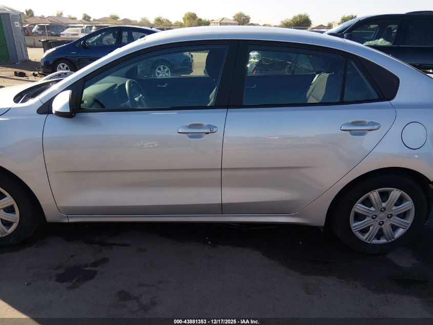 2022 Kia Rio S VIN: 3KPA24AD0NE473998 Lot: 43881353