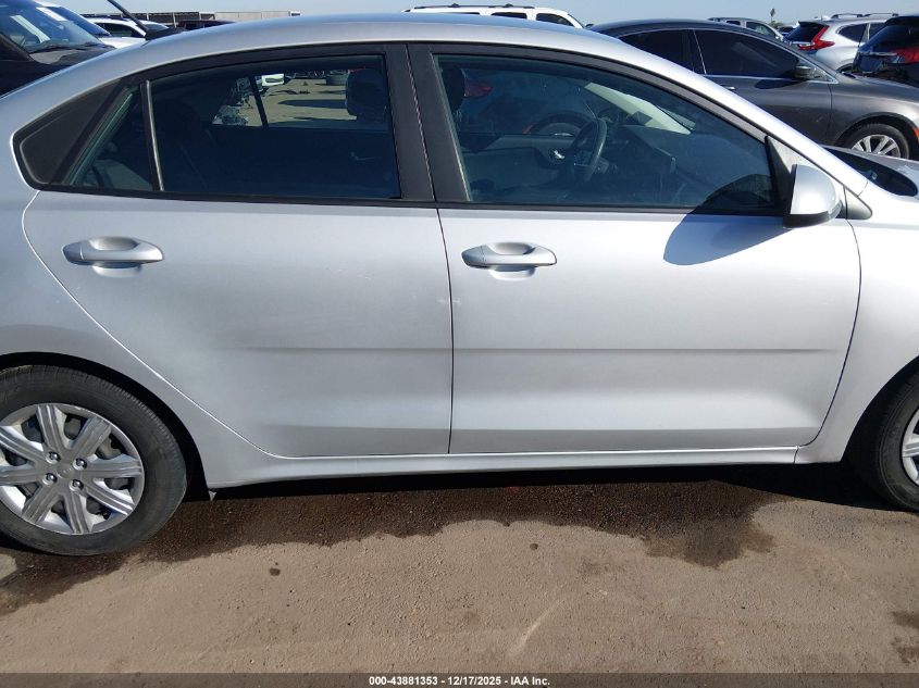2022 Kia Rio S VIN: 3KPA24AD0NE473998 Lot: 43881353