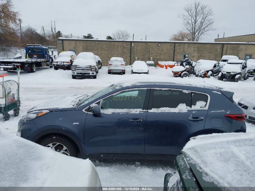 2020 Kia Sportage Lx VIN: KNDPMCAC3L7692375 Lot: 43881355
