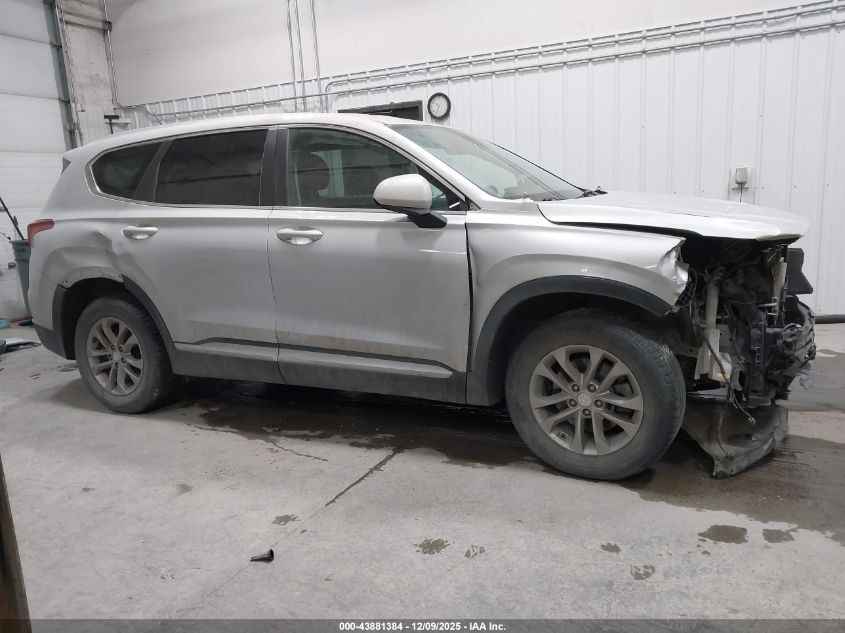 2019 Hyundai Santa Fe Se VIN: 5NMS2CAD1KH110421 Lot: 43881384