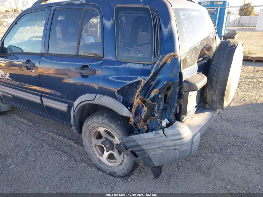 2002 Chevrolet Tracker Hard Top Zr2 VIN: 2CNBJ734X26914565 Lot: 43881399