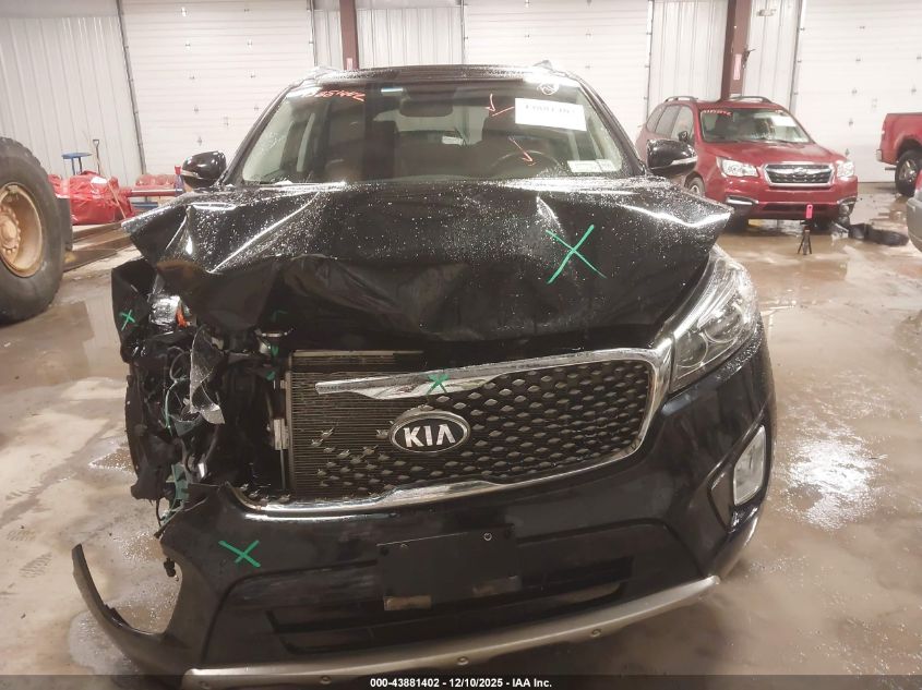 2018 Kia Sorento 3.3L Sx VIN: 5XYPKDA58JG412236 Lot: 43881402