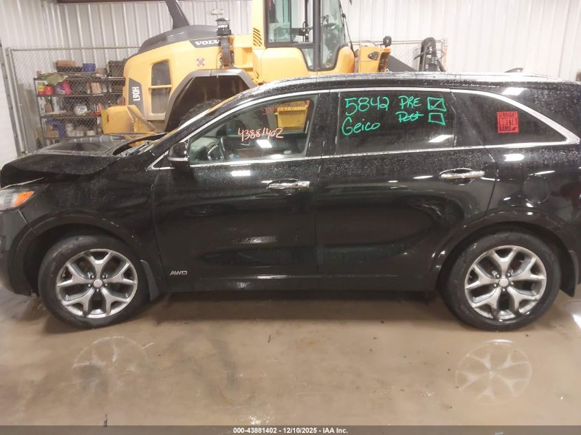 2018 Kia Sorento 3.3L Sx VIN: 5XYPKDA58JG412236 Lot: 43881402