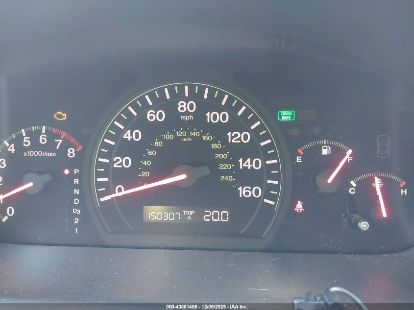 2004 Honda Accord 2.4 Lx VIN: 1HGCM56384A141352 Lot: 43881406