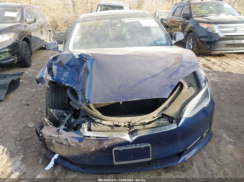 2018 Tesla Model S 100D/75D/P100D VIN: 5YJSA1E22JF282960 Lot: 43881412