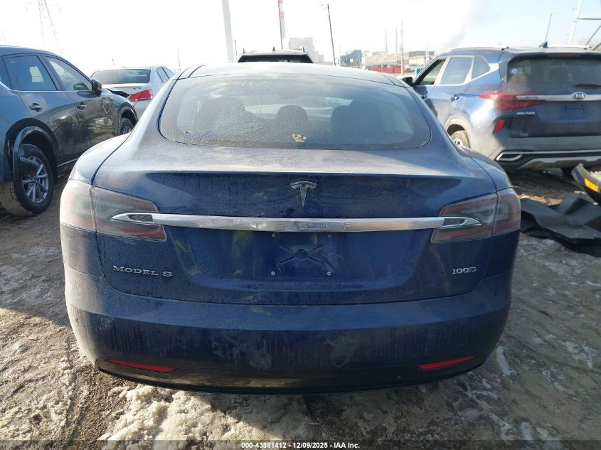 2018 Tesla Model S 100D/75D/P100D VIN: 5YJSA1E22JF282960 Lot: 43881412