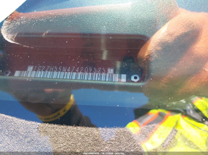 2007 Pontiac G6 Gt VIN: 1G2ZH35N474209383 Lot: 43881418