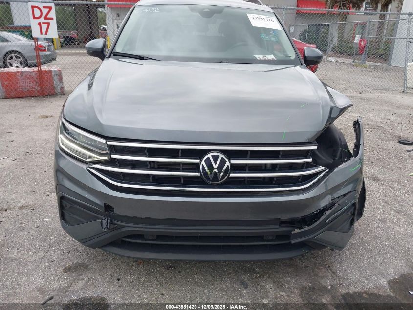 2024 Volkswagen Tiguan 2.0T S VIN: 3VVRB7AX4RM136472 Lot: 43881420