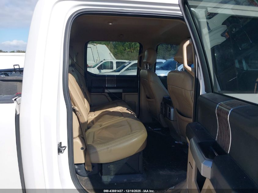 2017 Ford F-350 Lariat VIN: 1FT8W3BT6HEB83185 Lot: 43881437