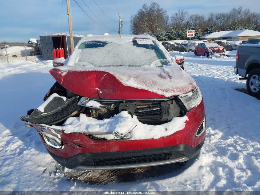 2015 Ford Edge Sel VIN: 2FMTK3J90FBB66009 Lot: 43881444