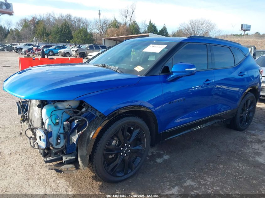 2019 Chevrolet Blazer Rs VIN: 3GNKBJRS4KS621449 Lot: 43881460