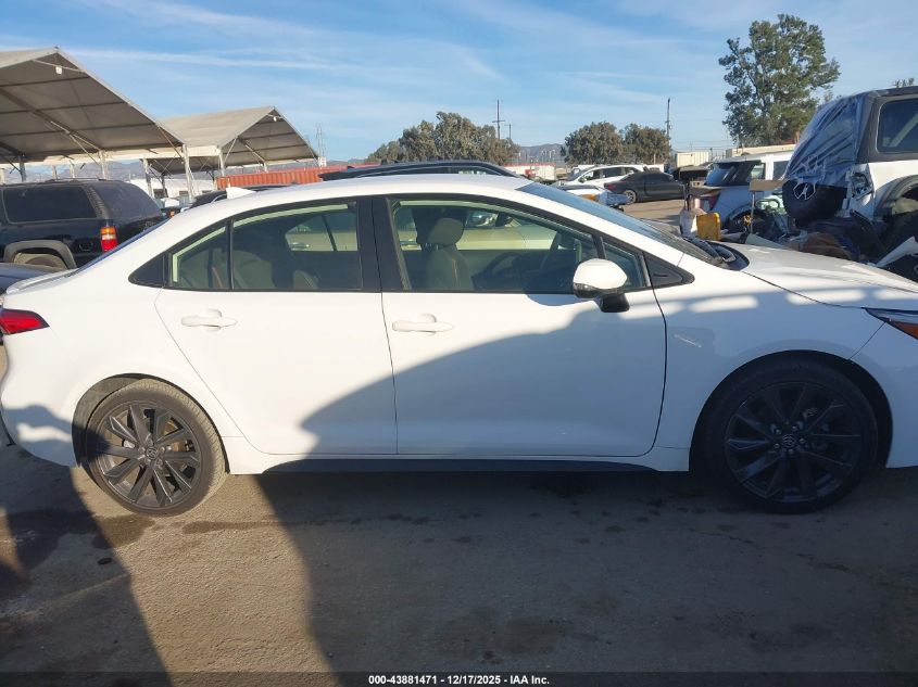 2024 Toyota Corolla Se VIN: JTDS4MCE4RJ104123 Lot: 43881471