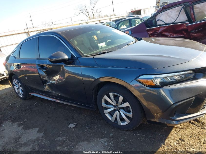 2024 Honda Civic Lx VIN: 2HGFE2F21RH572902 Lot: 43881496