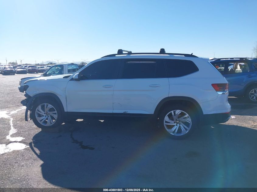 2021 Volkswagen Atlas 3.6L V6 Se W/Technology VIN: 1V2JR2CA3MC546062 Lot: 43881503