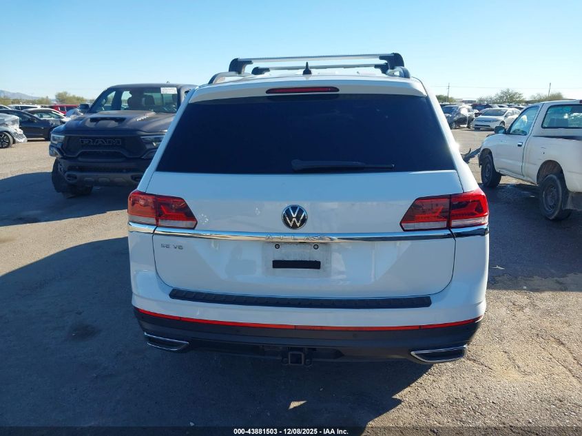 2021 Volkswagen Atlas 3.6L V6 Se W/Technology VIN: 1V2JR2CA3MC546062 Lot: 43881503