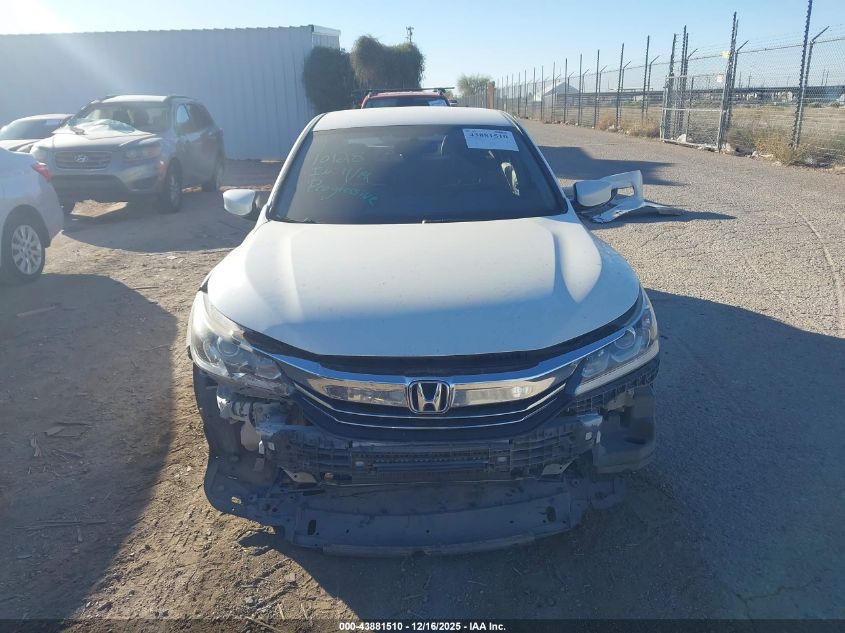 2017 Honda Accord Lx VIN: 1HGCR2F39HA116868 Lot: 43881510