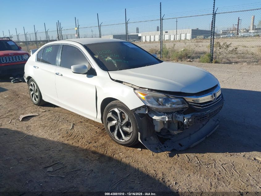 2017 Honda Accord Lx VIN: 1HGCR2F39HA116868 Lot: 43881510