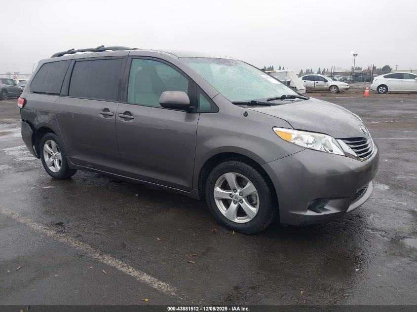 TOYOTA SIENNA LE V6 8 PASSENGER