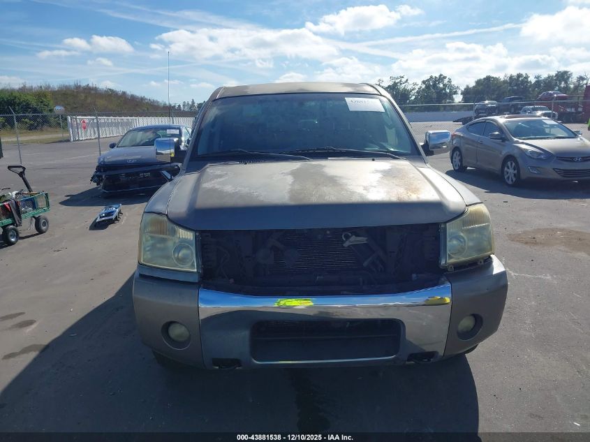 2007 Nissan Titan Le VIN: 1N6BA07A37N240626 Lot: 43881538