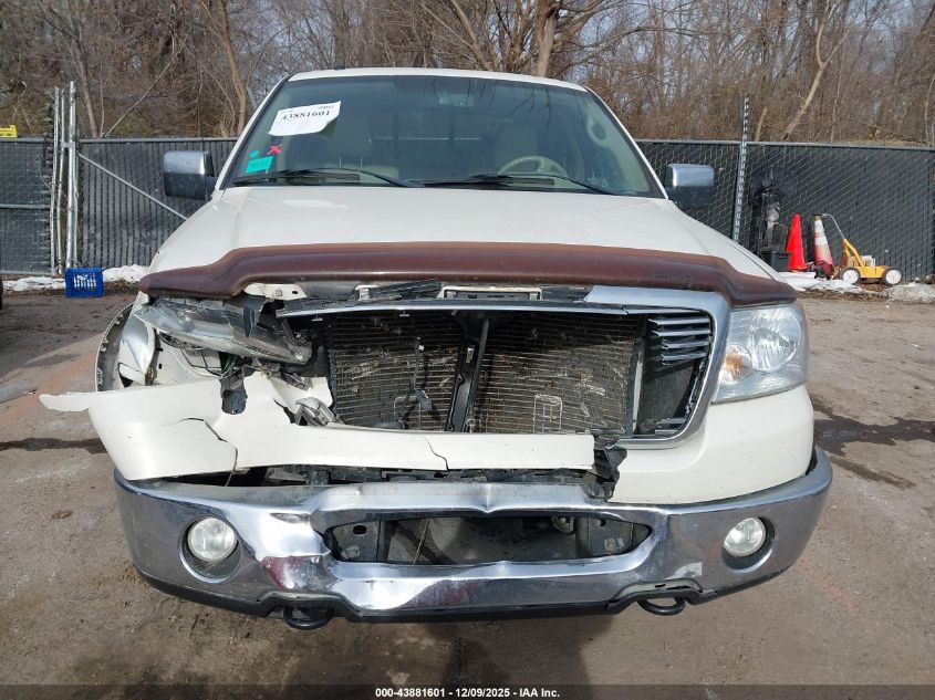 2007 Ford F-150 Fx4/Lariat/Xlt VIN: 1FTPW14V97FA62187 Lot: 43881601