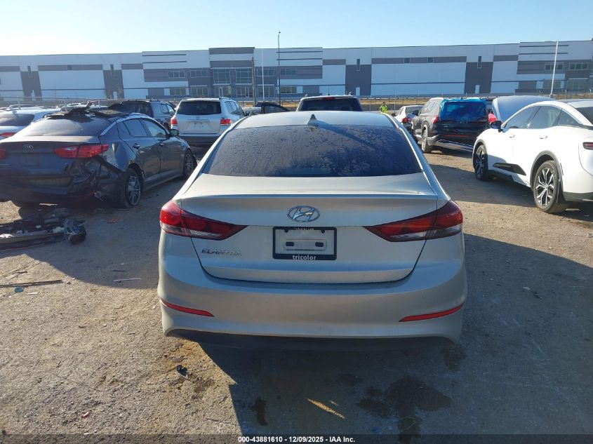 2017 Hyundai Elantra Se VIN: KMHD84LF6HU060933 Lot: 43881610