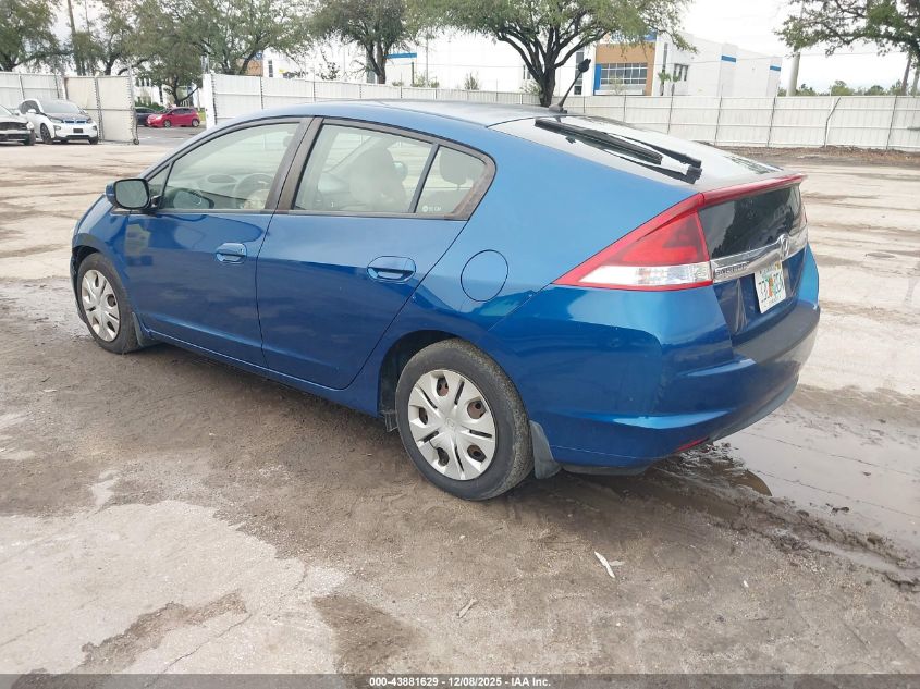 2012 Honda Insight Lx VIN: JHMZE2H52CS003381 Lot: 43881629