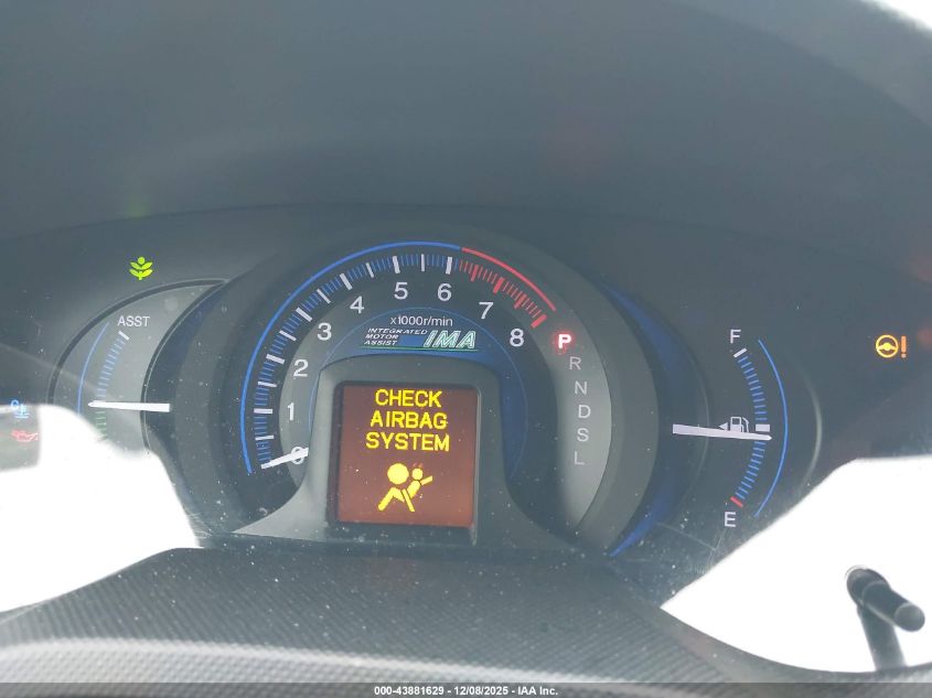 2012 Honda Insight Lx VIN: JHMZE2H52CS003381 Lot: 43881629