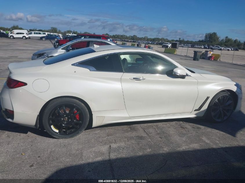 2018 Infiniti Q60 3.0T Red Sport 400 VIN: JN1FV7EL5JM631024 Lot: 43881632