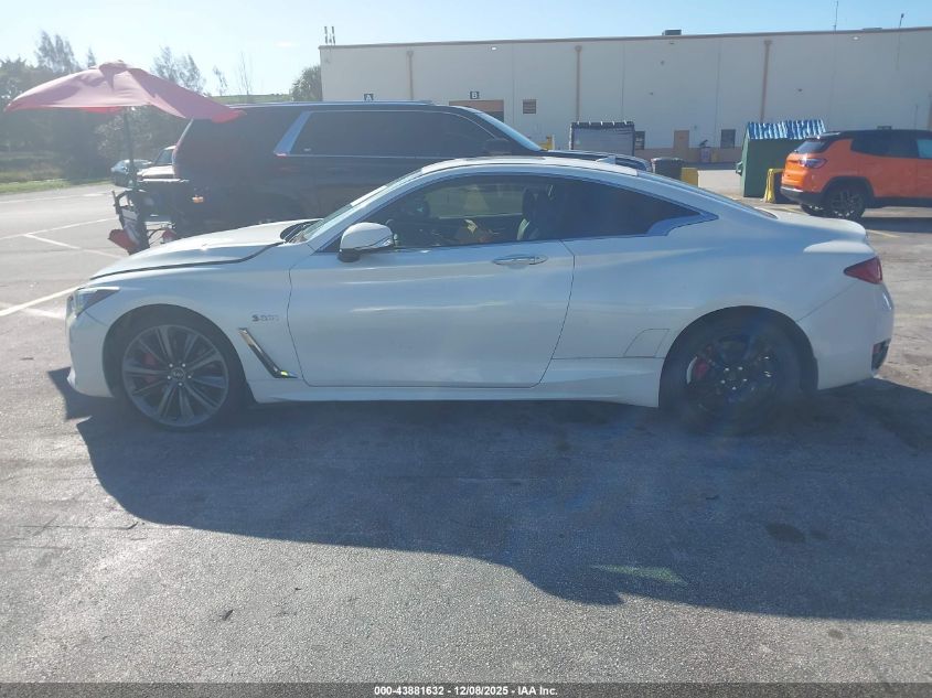 2018 Infiniti Q60 3.0T Red Sport 400 VIN: JN1FV7EL5JM631024 Lot: 43881632