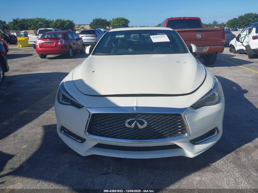 2018 Infiniti Q60 3.0T Red Sport 400 VIN: JN1FV7EL5JM631024 Lot: 43881632