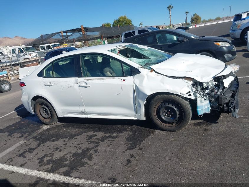 2021 Toyota Corolla Le VIN: JTDEPMAE8MJ171047 Lot: 43881685