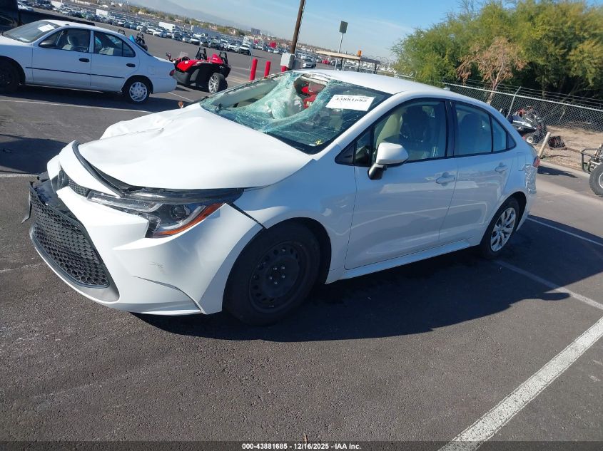 2021 Toyota Corolla Le VIN: JTDEPMAE8MJ171047 Lot: 43881685