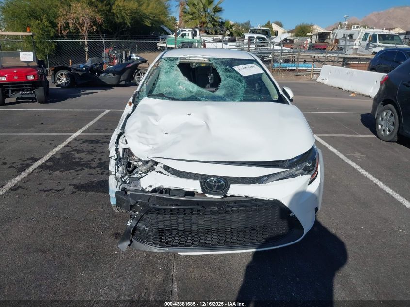 2021 Toyota Corolla Le VIN: JTDEPMAE8MJ171047 Lot: 43881685