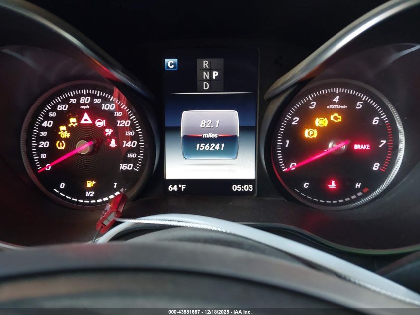 2018 Mercedes-Benz Glc 300 VIN: WDC0G4JBXJV040586 Lot: 43881687