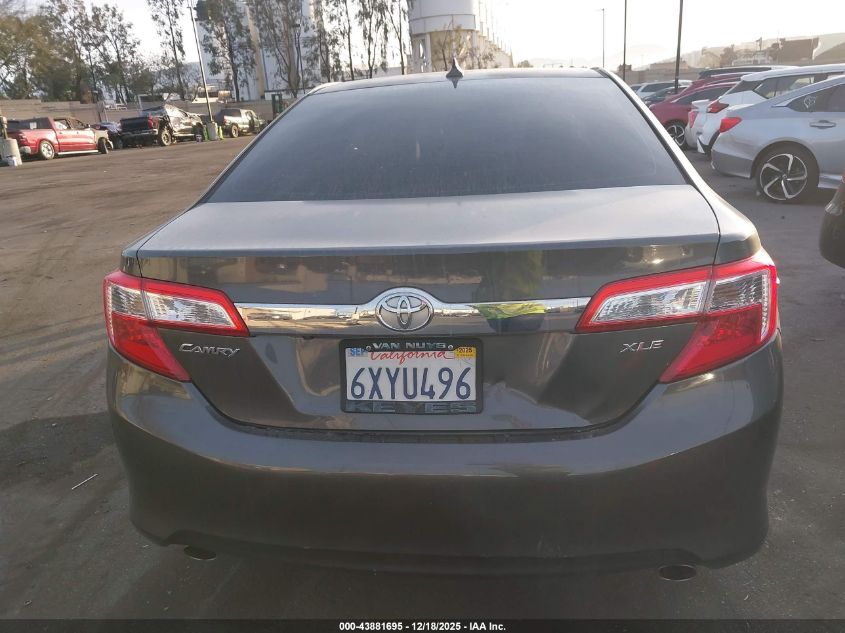 2012 Toyota Camry Xle V6 VIN: 4T1BK1FK0CU516563 Lot: 43881695