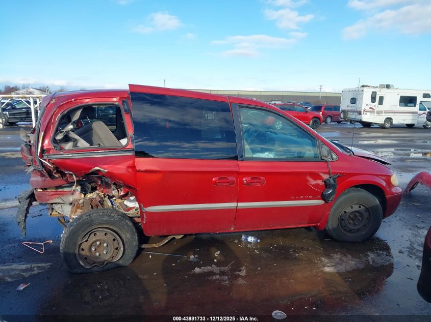 2001 Chrysler Voyager Lx VIN: 1C4GJ453X1B198677 Lot: 43881733