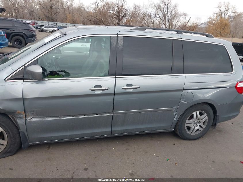 2006 Honda Odyssey Touring VIN: 5FNRL38826B117289 Lot: 43881745