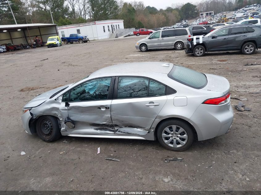 2021 Toyota Corolla Le VIN: 5YFEPMAE5MP190246 Lot: 43881756