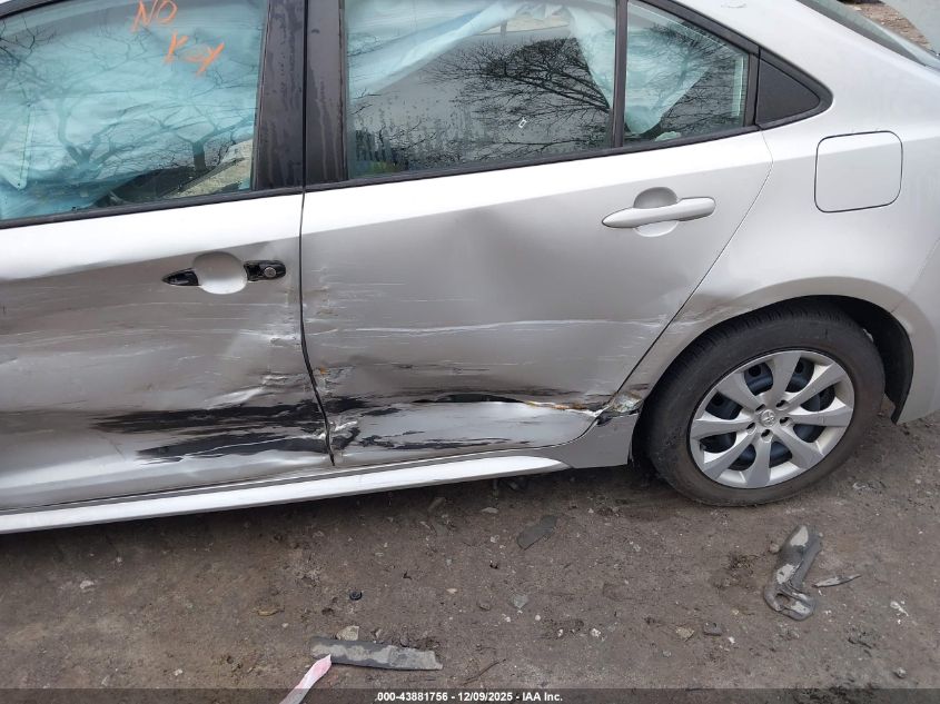 2021 Toyota Corolla Le VIN: 5YFEPMAE5MP190246 Lot: 43881756